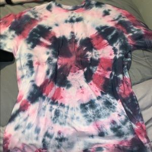 homemade tie-dye tee